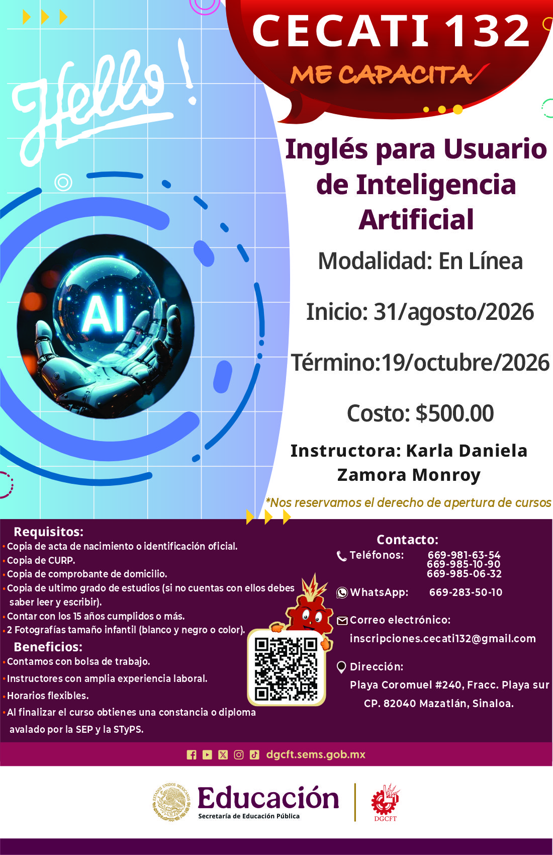 Inglés para Usuario de Inteligencia Artificial